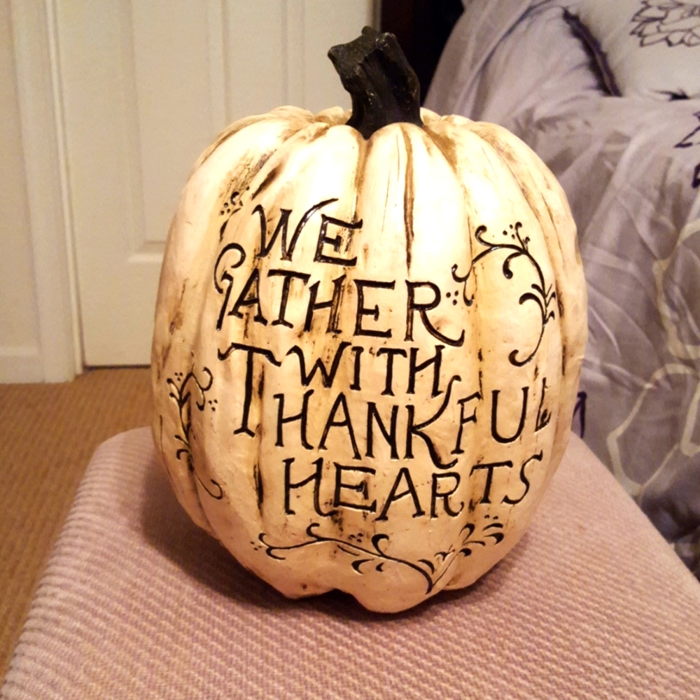 Decorative Fall Pumpkin